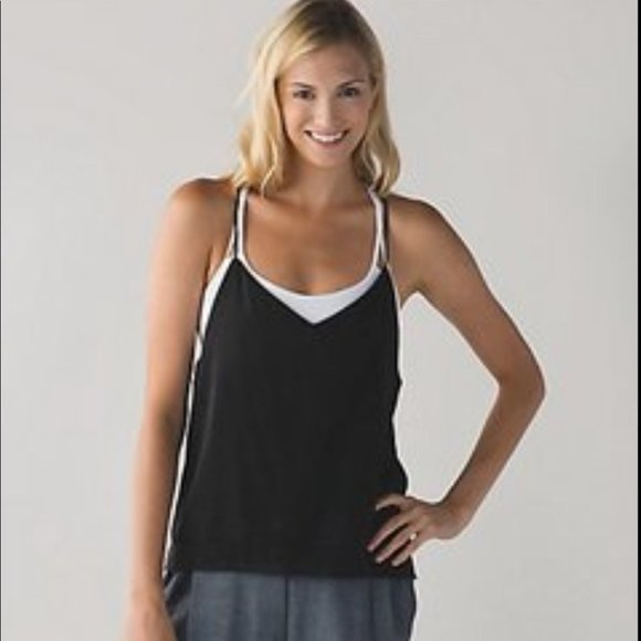 lululemon athletica Tops - NWT Lululemon Wake & Flow Camisole Black Size 6